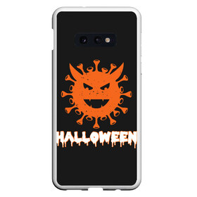 Чехол для Samsung S10E с принтом Halloween (COVID-19) в Курске, Силикон | Область печати: задняя сторона чехла, без боковых панелей | 19 | america | boo | cat | covid | covid 19 | covid19 | ghost | halloween | monster | ncov | zombie | америка | бу | вирус | кладбище | коронавирус | монстр | монстры | приведение | приведения | призрак | призраки | тыква | хэллоу