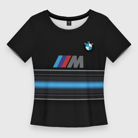Женская футболка 3D Slim с принтом BMW  БМВ в Курске,  |  | auto | automobile | bmw | car | carbon | machine | motor | motor car | sport car | автомашина | бмв | бренд | легковой автомобиль | марка | спортивный автомобиль | тачка