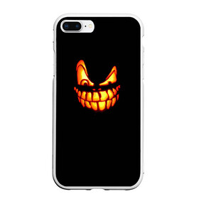 Чехол для iPhone 7Plus/8 Plus матовый с принтом Halloween в Курске, Силикон | Область печати: задняя сторона чехла, без боковых панелей | halloween | jack | lantern | pumpkin | светильник джека | хэллоуин