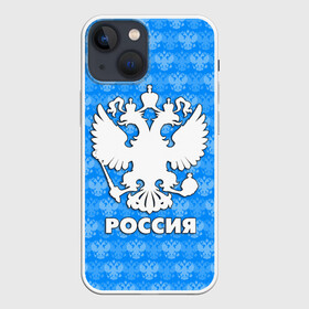 Чехол для iPhone 13 mini с принтом РОССИЯ в Курске,  |  | герб | герб россии | орел | россия | русский | русь