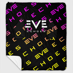 Плед с рукавами с принтом EVE ECHOES ИВ ЭХО в Курске, 100% полиэстер | Закругленные углы, все края обработаны. Ткань не мнется и не растягивается. Размер 170*145 | echo | echoes | eve | game | games | logo | online | space | ев онлайн | ев эхо | еве | ив онлайн | ив эхо | игра | игры | космос | лого | логотип | логотипы | онлайн | символ | символы | эхо | эхос