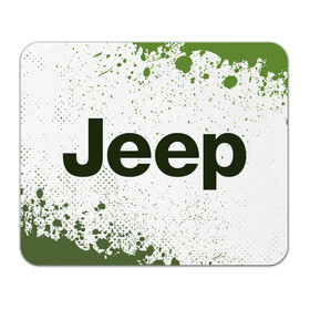Коврик для мышки прямоугольный с принтом JEEP / Джип в Курске, натуральный каучук | размер 230 х 185 мм; запечатка лицевой стороны | Тематика изображения на принте: auto | jeep | logo | moto | symbol | авто | автомобиль | гонки | джип | знак | лого | логотип | логотипы | марка | машина | мото | символ | символы
