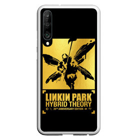 Чехол для Honor P30 с принтом Hybrid Theory 20th Anniversary в Курске, Силикон | Область печати: задняя сторона чехла, без боковых панелей | chester bennington | hybrid theory | linkin park | rock | беннингтон | линкин парк | рок | честер