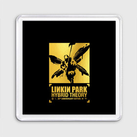 Магнит 55*55 с принтом Hybrid Theory 20th Anniversary в Курске, Пластик | Размер: 65*65 мм; Размер печати: 55*55 мм | chester bennington | hybrid theory | linkin park | rock | беннингтон | линкин парк | рок | честер