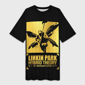 Платье-футболка 3D с принтом Hybrid Theory 20th Anniversary в Курске,  |  | chester bennington | hybrid theory | linkin park | rock | беннингтон | линкин парк | рок | честер