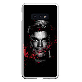 Чехол для Samsung S10E с принтом Dexter в Курске, Силикон | Область печати: задняя сторона чехла, без боковых панелей | Тематика изображения на принте: dexter | декстер | декстер морган | дэкстер | дэкстэр | сериал | сериалы