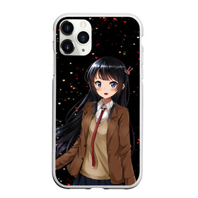 Чехол для iPhone 11 Pro Max матовый с принтом Май Сакураджима в Курске, Силикон |  | anime | mai sakurajima | seishun buta yarou wa bunny girl senpai no yume wo minai | аниме | вайфу | май сакураджима | этот глупый свин не понимает мечту девочки зайки