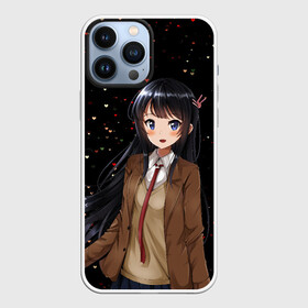 Чехол для iPhone 13 Pro Max с принтом Май Сакураджима в Курске,  |  | anime | mai sakurajima | seishun buta yarou wa bunny girl senpai no yume wo minai | аниме | вайфу | май сакураджима | этот глупый свин не понимает мечту девочки зайки