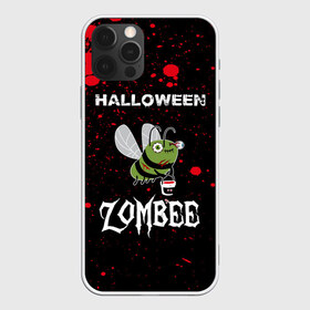 Чехол для iPhone 12 Pro Max с принтом Halloween ZOMBEE в Курске, Силикон |  | 31 октября | halloween | halowen | ведьма | день всех святых | джек | костюм | кровь | лого | монстр | надпись | праздник | приведение | призрак | светильник | символ | страшная | тыква | ужасы | хеллоуин | хеллуин