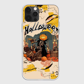 Чехол для iPhone 12 Pro Max с принтом Хеллоуин (пиво) в Курске, Силикон |  | Тематика изображения на принте: 