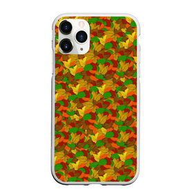 Чехол для iPhone 11 Pro Max матовый с принтом Autumn в Курске, Силикон |  | abstraction | autumn | colorful | leaves | patterns | texture | абстракция | листья | осень | разноцветный | текстура | узоры