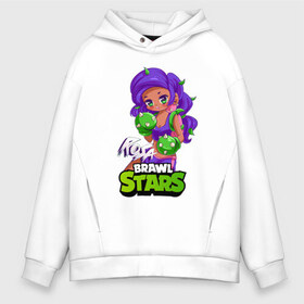 Мужское худи Oversize хлопок с принтом Rosa Brawl Stars в Курске, френч-терри — 70% хлопок, 30% полиэстер. Мягкий теплый начес внутри —100% хлопок | боковые карманы, эластичные манжеты и нижняя кромка, капюшон на магнитной кнопке | anime | brawl | brawl stars | brawlstars | brawl_stars | panny | rosa | аниме | бравл | бравлстарс | девочка | девушка | манга | роза | роса