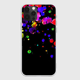 Чехол для iPhone 12 Pro Max с принтом ПЯТНА КРАСКИ в Курске, Силикон |  | Тематика изображения на принте: акварель | брызги | брызги красок | кляксы | краска | мазки | масляная краска | неон | неоновая | подтеки | пятна | разводы | разноцветный