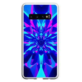 Чехол для Samsung Galaxy S10 с принтом Оптическая иллюзия в Курске, Силикон | Область печати: задняя сторона чехла, без боковых панелей | Тематика изображения на принте: абстракция | иллюзия | линии | оптическая иллюзия | треугольники | узор