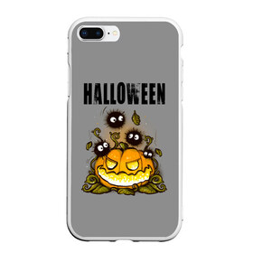 Чехол для iPhone 7Plus/8 Plus матовый с принтом Halloween в Курске, Силикон | Область печати: задняя сторона чехла, без боковых панелей | 31 октября | halloween | halowen | ведьма | день всех святых | джек | костюм | кровь | лого | монстр | надпись | праздник | приведение | призрак | светильник | символ | страшная | тыква | ужасы | хеллоуин | хеллуин