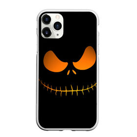 Чехол для iPhone 11 Pro Max матовый с принтом Зловещая улыбка в Курске, Силикон |  | Тематика изображения на принте: halloween | злая улыбка | праздник | страшный праздник | хэллоуин