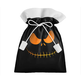 Подарочный 3D мешок с принтом Зловещая улыбка в Курске, 100% полиэстер | Размер: 29*39 см | halloween | злая улыбка | праздник | страшный праздник | хэллоуин