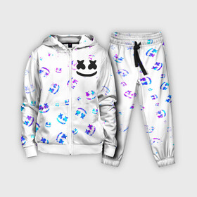 Детский костюм 3D с принтом MARSHMELLO   МАРШМЕЛЛОУ в Курске,  |  | face | logo | marsh | marshmallow | marshmello | marshmelo | mello | smile | лицо | лого | маршмеллов | маршмеллоу | маршмеллу | маршмело | маршмелов | маршмелоу | маска | музыка | рожица | символ | смайл | улыбка