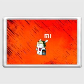 Магнит 45*70 с принтом Xiaomi в Курске, Пластик | Размер: 78*52 мм; Размер печати: 70*45 | 
