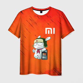Мужская футболка 3D с принтом Xiaomi в Курске, 100% полиэфир | прямой крой, круглый вырез горловины, длина до линии бедер | 