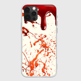 Чехол для iPhone 12 Pro с принтом Стекающая кровь в Курске, силикон | область печати: задняя сторона чехла, без боковых панелей | 2020 | blood | halloween | капли | кровавый | кровь | пятна | следы | стекающая | хэллоуин | хэлоуин