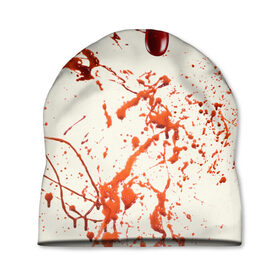 Шапка 3D с принтом Стекающая кровь в Курске, 100% полиэстер | универсальный размер, печать по всей поверхности изделия | 2020 | blood | halloween | капли | кровавый | кровь | пятна | следы | стекающая | хэллоуин | хэлоуин