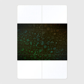 Магнитный плакат 2Х3 с принтом Иконпак в Курске, Полимерный материал с магнитным слоем | 6 деталей размером 9*9 см | Тематика изображения на принте: гитара | джойстик | единорог | иконки | кубики | лего | мона лиза