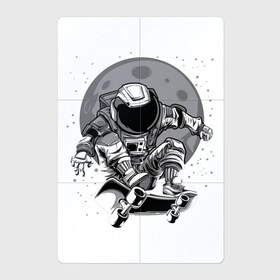Магнитный плакат 2Х3 с принтом Космический скейт в Курске, Полимерный материал с магнитным слоем | 6 деталей размером 9*9 см | Тематика изображения на принте: арт | астронавт | звезда | звёзды | космический отдых | космонавт | космос | ночь | рисунок | скафандр | скейт | скейтборд