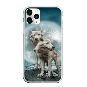 Чехол для iPhone 11 Pro матовый с принтом Волки альбиносы в Курске, Силикон |  | альбинос | волк | волки | волчата | волчонок | зверь