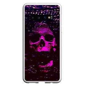 Чехол для Samsung Galaxy S10 с принтом Phonk Skull в Курске, Силикон | Область печати: задняя сторона чехла, без боковых панелей | 90 | 90 е | hip hop | music | phonk | phonk memphis | phonk rap | phonk skull | rap | skull | trap | vhs | девяностые | музыка | музыка фонк | помехи | реп | рэп | треп | трэп | флекс | фонк | фонк мемфис | фонк реп | фонк рэп | хип хоп | чере