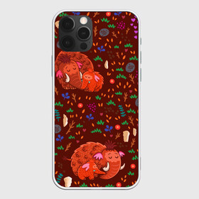 Чехол для iPhone 12 Pro Max с принтом Mammoths в Курске, Силикон |  | animals | heart | mammoths | pattern | patterns | texture | звери | мамонты | паттерн | сердечка | текстура | узоры