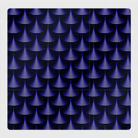 Магнитный плакат 3Х3 с принтом Scales в Курске, Полимерный материал с магнитным слоем | 9 деталей размером 9*9 см | abstraction | illusion | pattern | purple | scales | shapes | shimmer | texture | waves | абстракция | волны | иллюзия | паттерн | переливаеться | текстура | фиолетовый | формы | чешуя