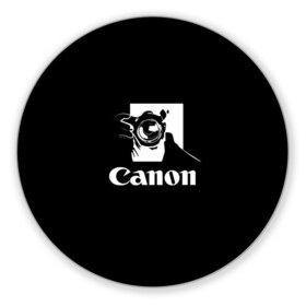 Коврик для мышки круглый с принтом Canon в Курске, резина и полиэстер | круглая форма, изображение наносится на всю лицевую часть | canon | кэнон | линза | снимок | фото | фотоаппарат | фотограф | фотографер | фотография | фоточки