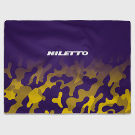 Плед 3D с принтом НИЛЕТТО / Niletto в Курске, 100% полиэстер | закругленные углы, все края обработаны. Ткань не мнется и не растягивается | Тематика изображения на принте: hip | hop | logo | music | nileto | niletto | rap | знак | лого | логотип | логотипы | любимка | музыка | музыкант | нилето | нилетто | рэп | символ | символы | хип | хоп
