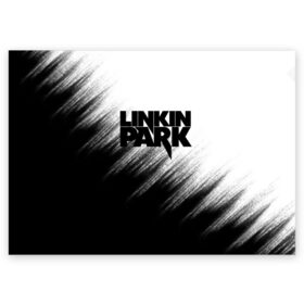 Поздравительная открытка с принтом Linkin Park в Курске, 100% бумага | плотность бумаги 280 г/м2, матовая, на обратной стороне линовка и место для марки
 | Тематика изображения на принте: linkin park | music | rok | брэд делсон | гитара | джо хан | кайл кристнер | линкин парк | майк шинода | марк уэйкфилд | музыка | роб бурдон | рок | феникс фаррелл | честер беннингтон