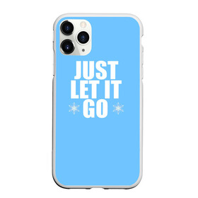 Чехол для iPhone 11 Pro Max матовый с принтом Just Let it go. Frozen в Курске, Силикон |  | elsa | frozen | just let it go | холодное сердце