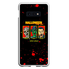 Чехол для Samsung S10E с принтом Halloween в Курске, Силикон | Область печати: задняя сторона чехла, без боковых панелей | 31 октября | halloween | halowen | ведьма | день всех святых | джек | костюм | кровь | лого | монстр | надпись | праздник | приведение | призрак | светильник | символ | страшная | тыква | ужасы | хеллоуин | хеллуин