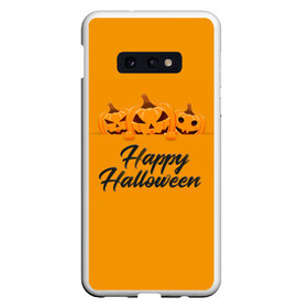 Чехол для Samsung S10E с принтом Halloween в Курске, Силикон | Область печати: задняя сторона чехла, без боковых панелей | 31 октября | halloween | halowen | ведьма | день всех святых | джек | костюм | кровь | лого | монстр | надпись | праздник | приведение | призрак | светильник | символ | страшная | тыква | ужасы | хеллоуин | хеллуин