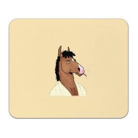 Коврик для мышки прямоугольный с принтом Конь БоДжек в Курске, натуральный каучук | размер 230 х 185 мм; запечатка лицевой стороны | bojack horseman | бо | бо джек | говорящий конь | джек | диана | кентавр | кони | конь | конь бо джек | мистер подхвост | мульт | мультфильм | тодд
