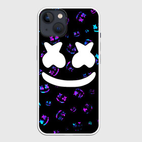 Чехол для iPhone 13 с принтом MARSHMELLO   МАРШМЕЛЛОУ в Курске,  |  | face | logo | marsh | marshmallow | marshmello | marshmelo | mello | smile | лицо | лого | маршмеллов | маршмеллоу | маршмеллу | маршмело | маршмелов | маршмелоу | маска | музыка | рожица | символ | смайл | улыбка