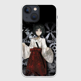 Чехол для iPhone 13 mini с принтом Врата Штейны: Урушибара Рука. в Курске,  |  | steins gate | амане сузуха | амане юки | аниме | врата штейна | игра | кирию моэка | макисе курису | мультсериал | окабе ринтаро | румихо акиха | урушибара рука | хашида итару | шина маюри