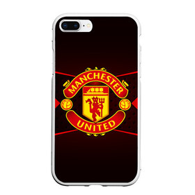 Чехол для iPhone 7Plus/8 Plus матовый с принтом MANCHESTER UNITED в Курске, Силикон | Область печати: задняя сторона чехла, без боковых панелей | football | manchester united | англия. | кристал пэлас | манчестер | манчестер сити | манчестер юнайтед | футбол