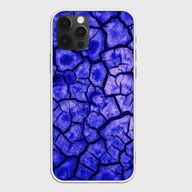 Чехол для iPhone 12 Pro Max с принтом Cracks в Курске, Силикон |  | abstraction | cracks | dry | ground | purple | texture | абстракция | земля | сухой | текстура | трещины | фиолетовый