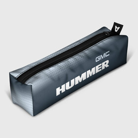 Пенал 3D с принтом HUMMER Хаммер в Курске, 100% полиэстер | плотная ткань, застежка на молнии | auto | gmc | humer | hummer | logo | moto | symbol | авто | автомобиль | гонки | знак | лого | логотип | логотипы | марка | машина | мото | символ | символы | хамер | хаммер