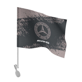 Флаг для автомобиля с принтом MERCEDES / Мерседес в Курске, 100% полиэстер | Размер: 30*21 см | amg | auto | bens | benz | logo | merc | mercedes | mercedes benz | mersedes | moto | star | vthctltc | авто | амг | бенц | звезда | класс | лого | логотип | мерин | мерс | мерседес | мерседес бенц | мото | символ | символы | ьуксувуы