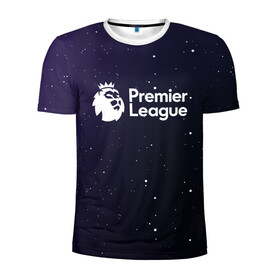 Мужская футболка 3D спортивная с принтом Premier League АПЛ в Курске, 100% полиэстер с улучшенными характеристиками | приталенный силуэт, круглая горловина, широкие плечи, сужается к линии бедра | english premier league | epl | premier league | английская премьер лига | апл | футбол