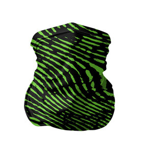 Бандана-труба 3D с принтом Зебра в Курске, 100% полиэстер, ткань с особыми свойствами — Activecool | плотность 150‒180 г/м2; хорошо тянется, но сохраняет форму | green | green lines | green neon | green neon lines | green zebra | lines | zebra | в полоску | зебра | зеленая зебра | зелёные полосы | зелёный | зелёный неон | полоски | полосы