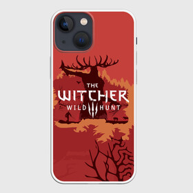 Чехол для iPhone 13 mini с принтом ВЕДЬМАК в Курске,  |  | geralt | the witcher | the witcher wild hunt | witcher | ведьмак | геральт