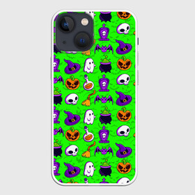 Чехол для iPhone 13 mini с принтом HALLOWEEN в Курске,  |  | halloween | праздник хэллоуин | страшный | тыква. | ужас | хэллоуин | хэллоуин 2020