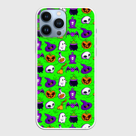 Чехол для iPhone 13 Pro Max с принтом HALLOWEEN в Курске,  |  | halloween | праздник хэллоуин | страшный | тыква. | ужас | хэллоуин | хэллоуин 2020